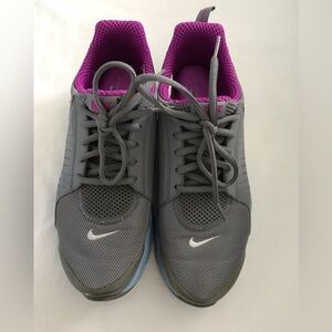 Nike Womens Training Athletic Running Shoes Size 7 454445-015 Grey Blue Purple